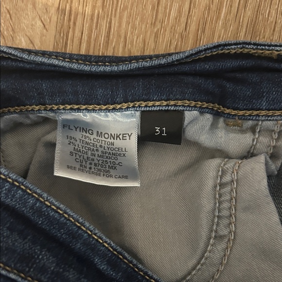 Flying Monkey Dark Blue Jeans - Picture 4 of 4